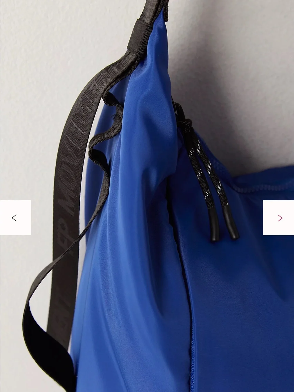 Free People No Time Zones Carryall Tote - Cobalt Blue